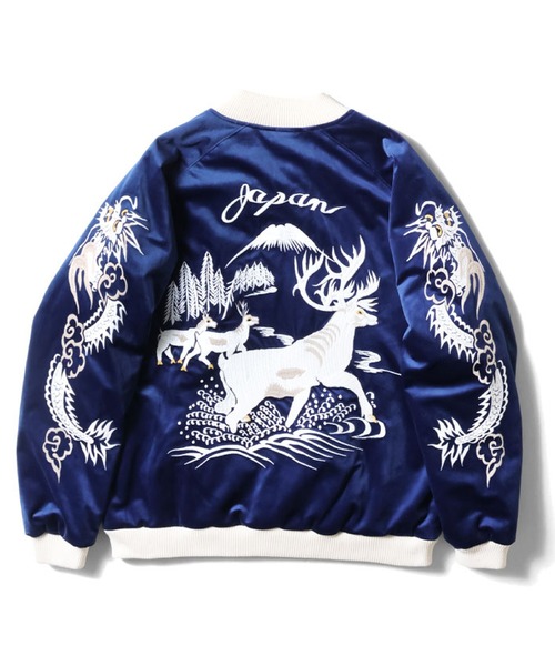 HOUSTON（ヒューストン） スカジャン 別珍スカジャン(DEER) メンズ