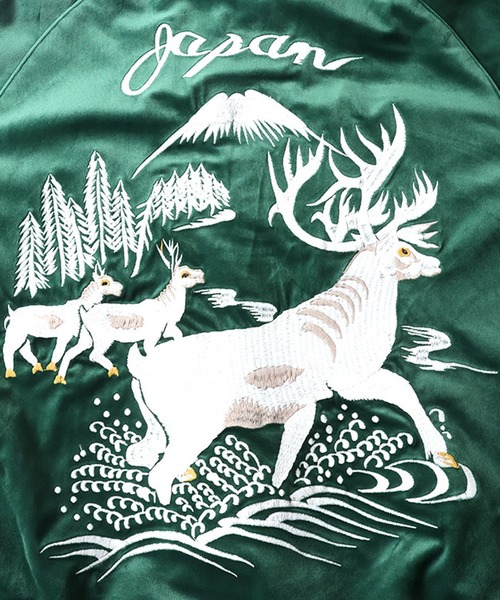 HOUSTON（ヒューストン） スカジャン 別珍スカジャン(DEER) メンズ