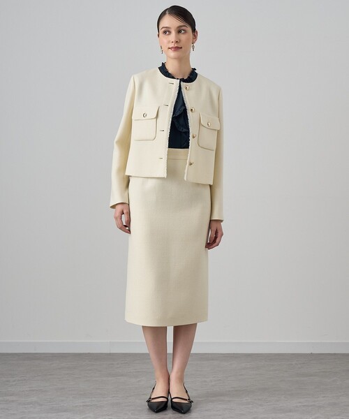 ANAYI（アナイ） ジャケット ノーカラージャケット 「セットアップ対応