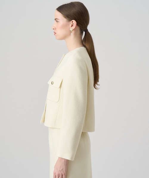 ANAYI（アナイ） ジャケット ノーカラージャケット 「セットアップ対応