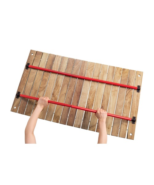 Coleman（コールマン） アウトドアワゴンウッドロールテーブル