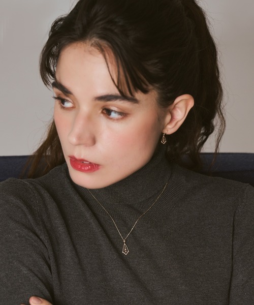 agete（アガット） チャーム K5ダイヤモンドネックレスチャーム