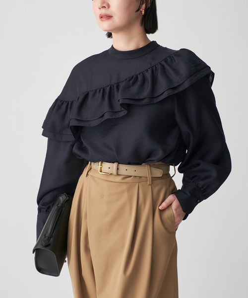 VERMEIL par iena（ヴェルメイユパーイエナ） ブラウス シャツ シアー