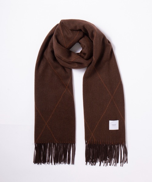 Elegancese マフラー ストール 「elegancese」diamond wave カシミヤ