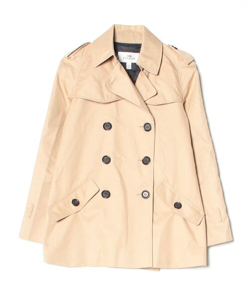 COACH（コーチ） トレンチコート XX-SMALL ベージュ レディース