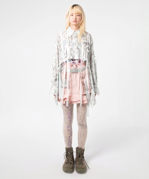 rurumu: ブラウス シャツ rurumu:/ルルムウ/lace detachable shirts