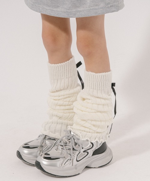 URBAN CHERRY（アーバンチェリー） レッグウォーマー リボンデザイン