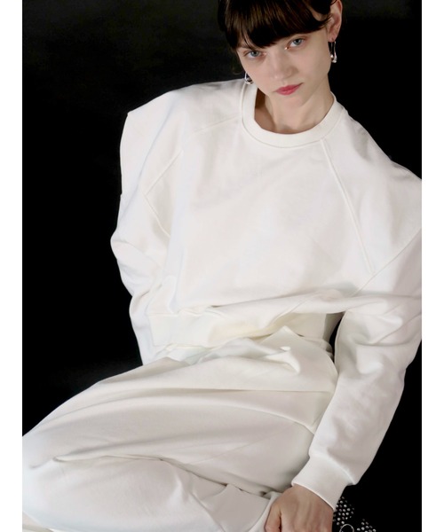 AMOMMA（アモマ） トレーナー スウェット PUFF SLEEVE SWEAT 起毛なし