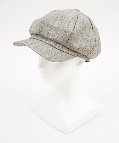 帽子 キャスケット an meets zakka ピンストライプキャスケット メンズ