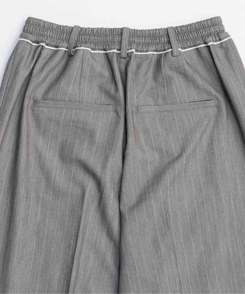 MAISON SPECIAL（メゾンスペシャル） スラックス パンツ Pinstripe