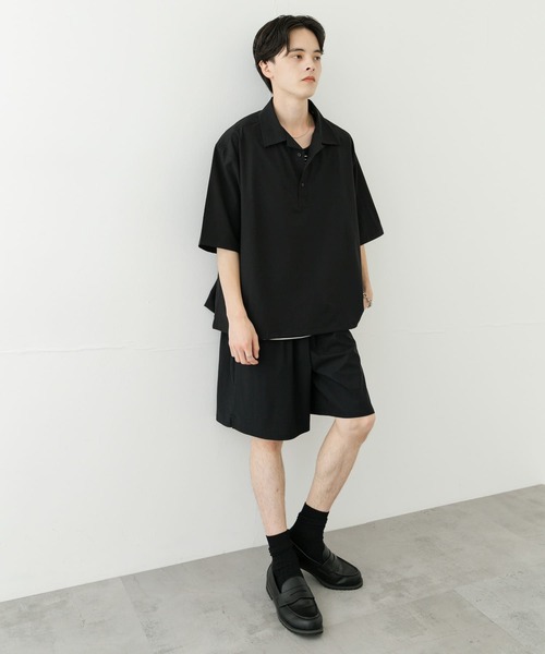 SENSE OF PLACE by URBAN RESEARCH ポロシャツ ストレッチショート