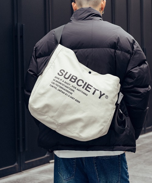 Subciety（サブサエティ） ショルダーバッグ News paper bag メンズ