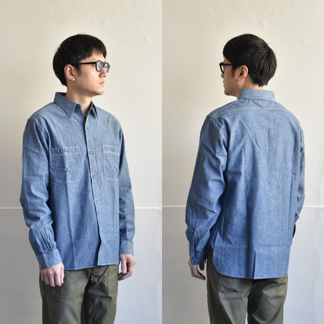 BUZZ RICKSON'S（バズリクソンズ） U.S.NAVYブルーシャンブレーワーク