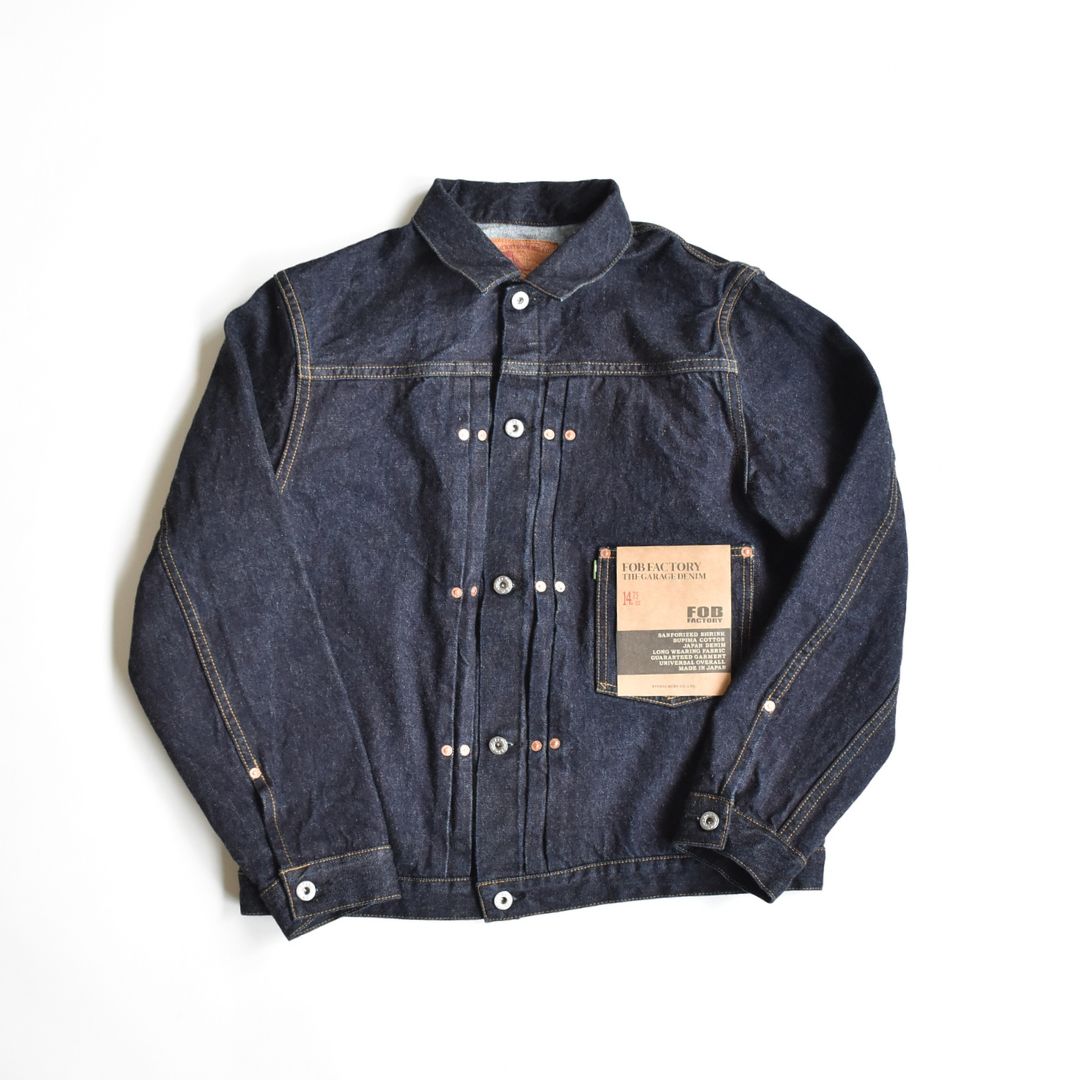 F.O.B FACTORY（エフオービー ファクトリー） GARAGE DENIM JACKET - ZABOU