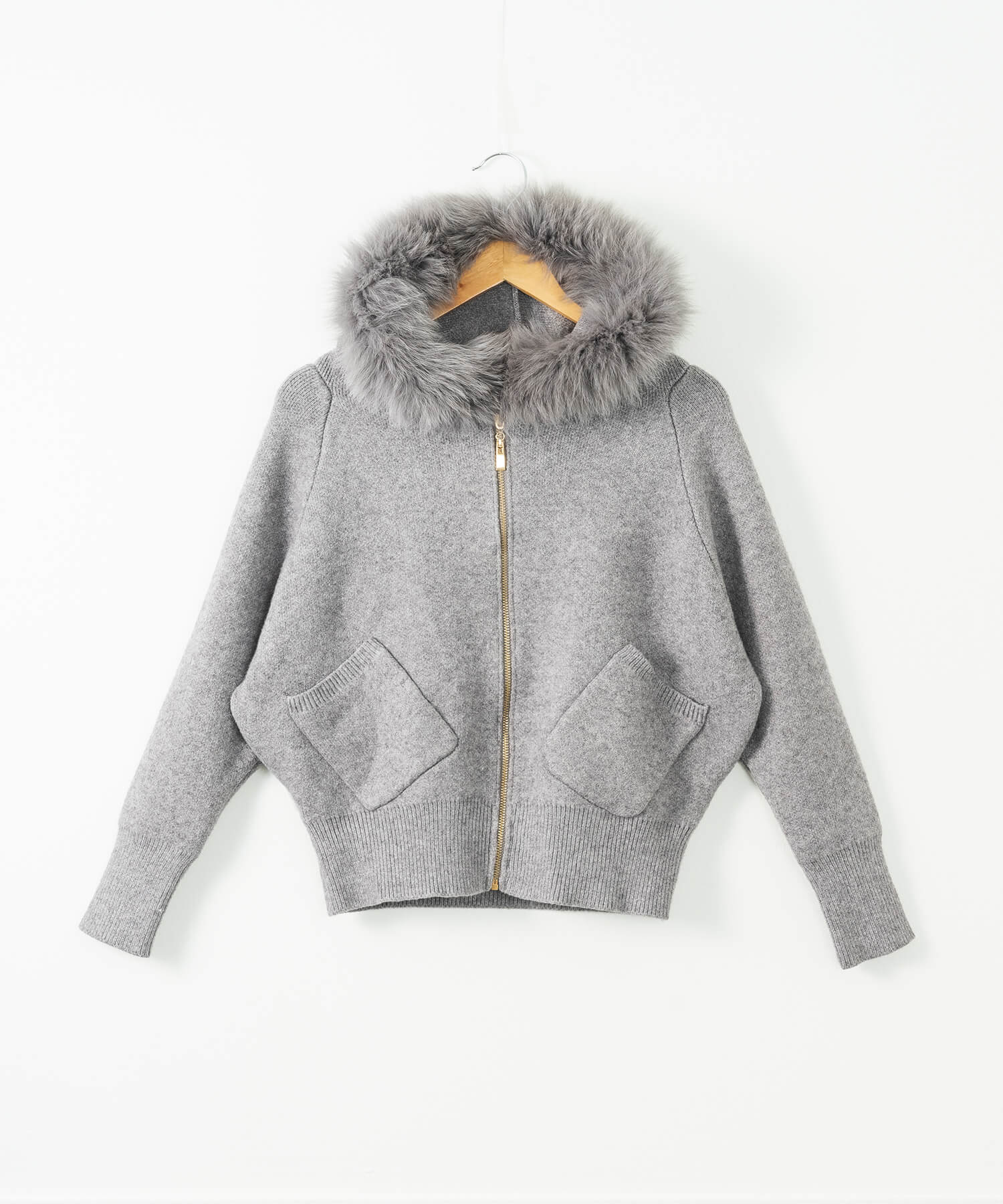 tokidoki】フォックスファー付きエレガンスニットZIPパーカー – ZAKKA