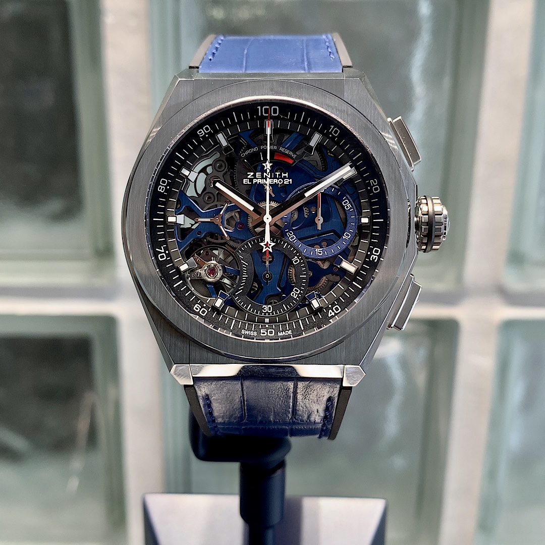 ゼニスカラーのブルーで統一した人気モデル！！「デファイ エル