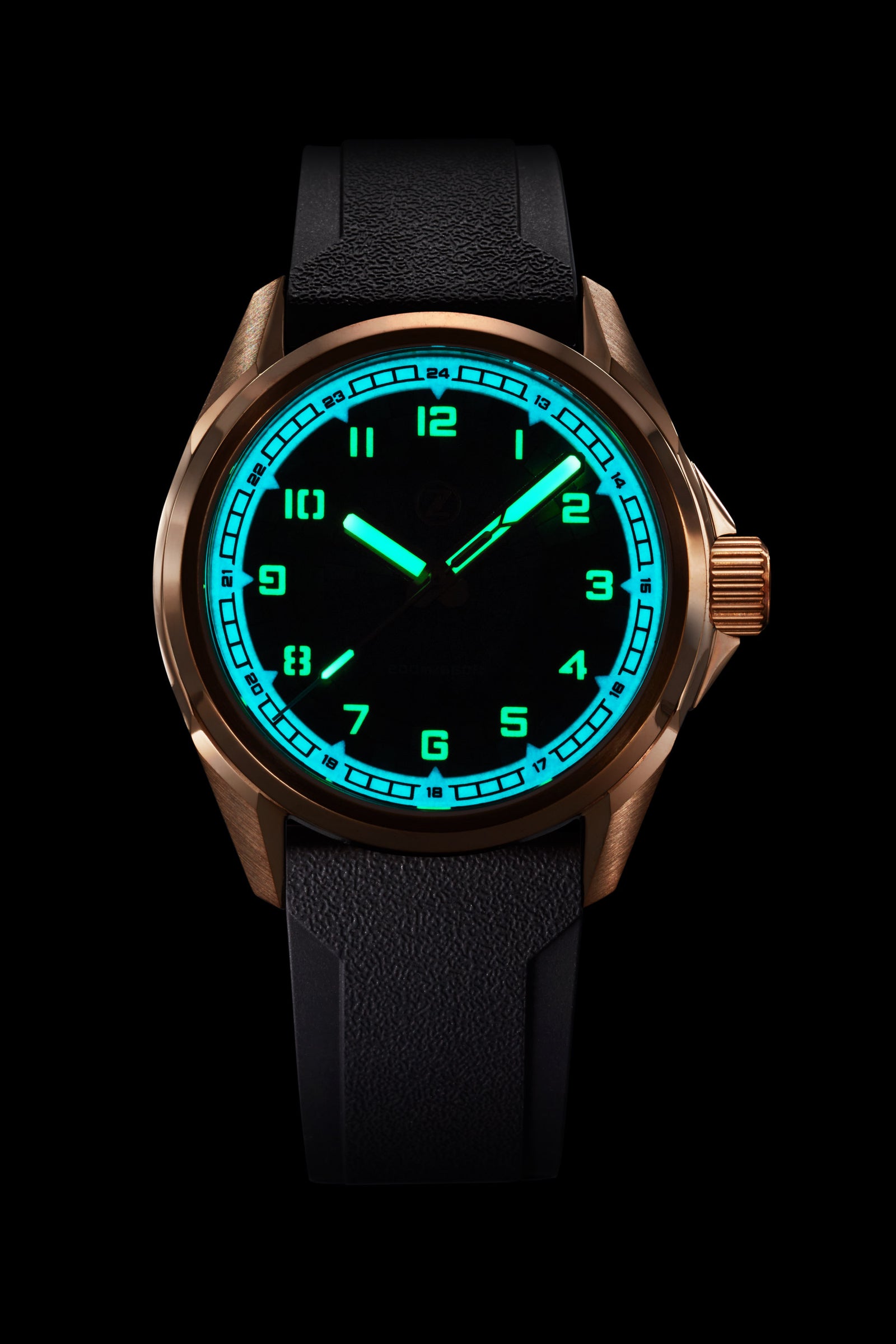 Swordfish Field 38mm Bronze 'MOP' – Zelos Watches