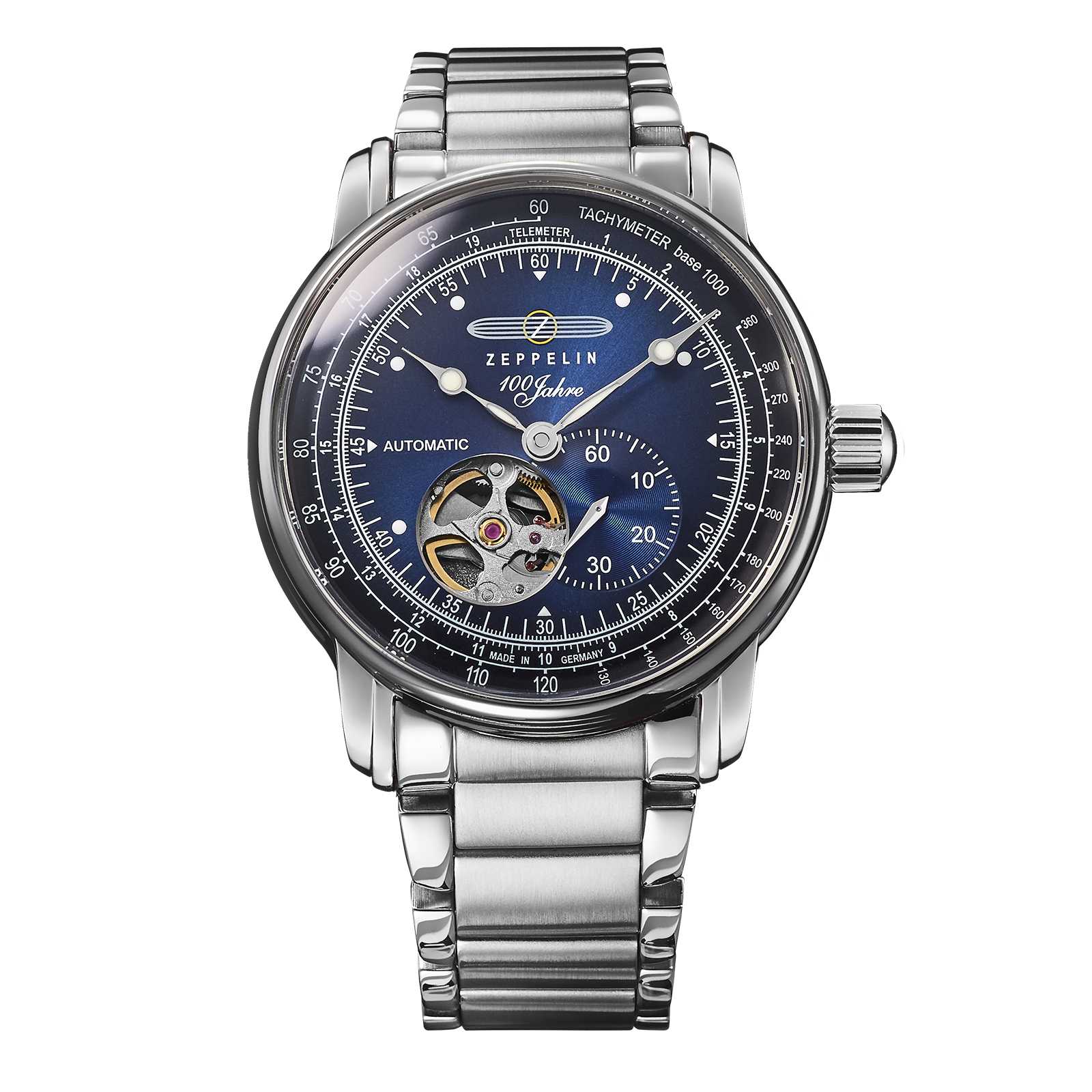 ZEPPELIN OPEN HEART AUTOMATIC JAPAN LIMITED -BLUE- | ZEPPELIN