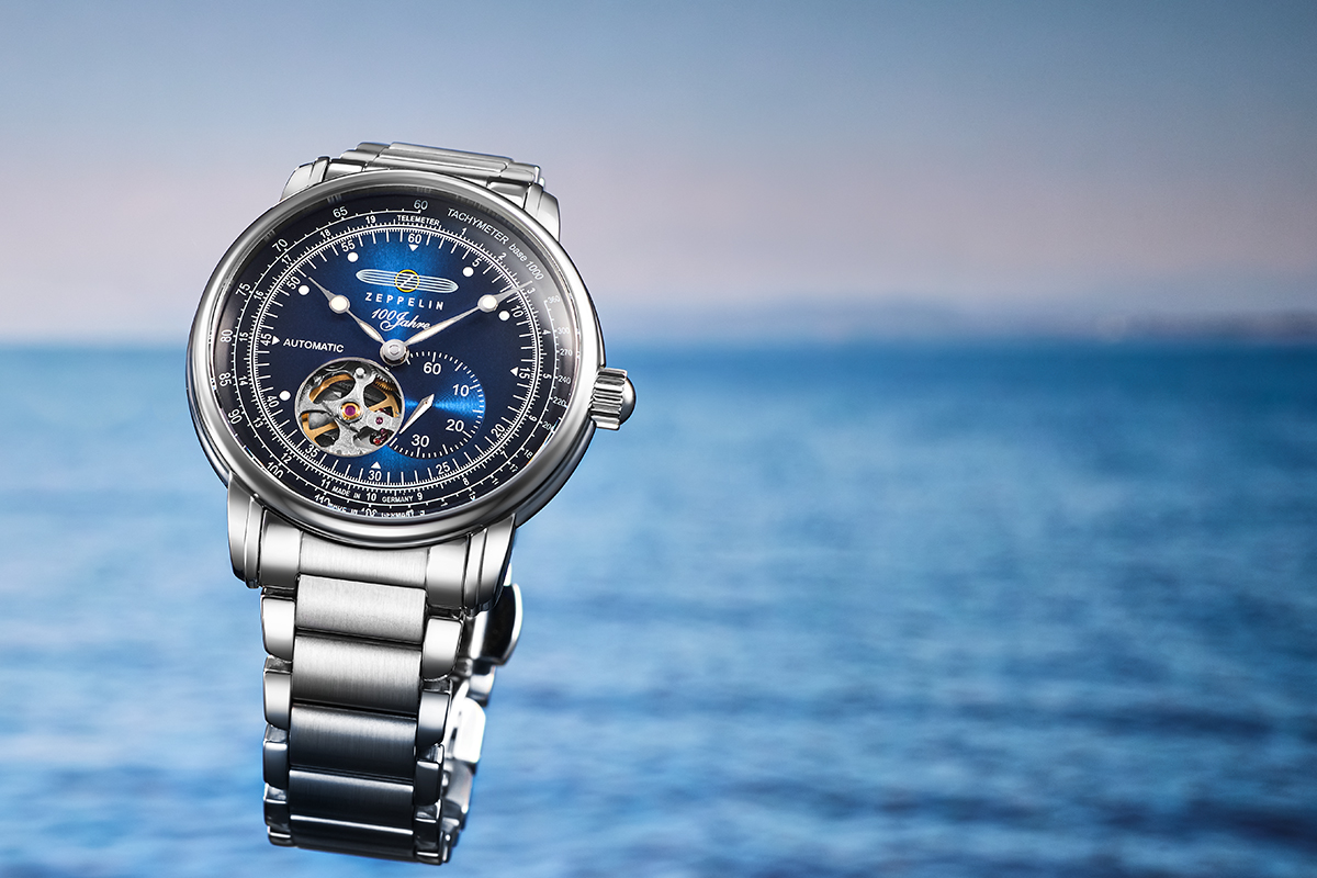 ZEPPELIN OPEN HEART AUTOMATIC JAPAN LIMITED -BLUE- | ZEPPELIN