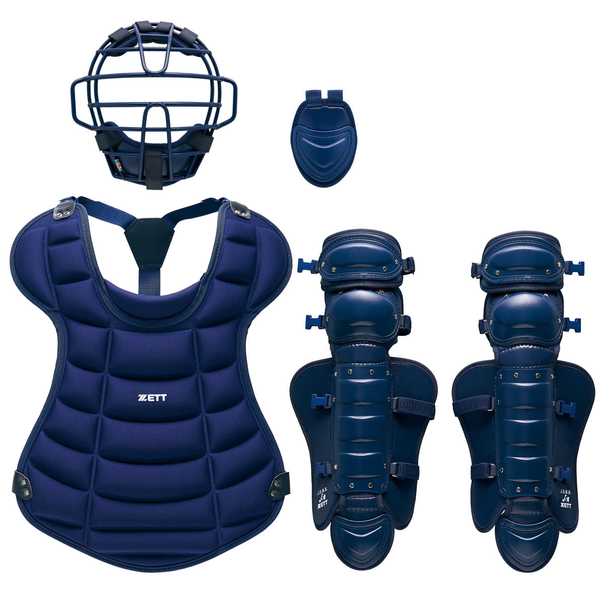 ジュニア軟式・ジュニアゴムソフト用防具4点セット | 【ZETT】ゼット