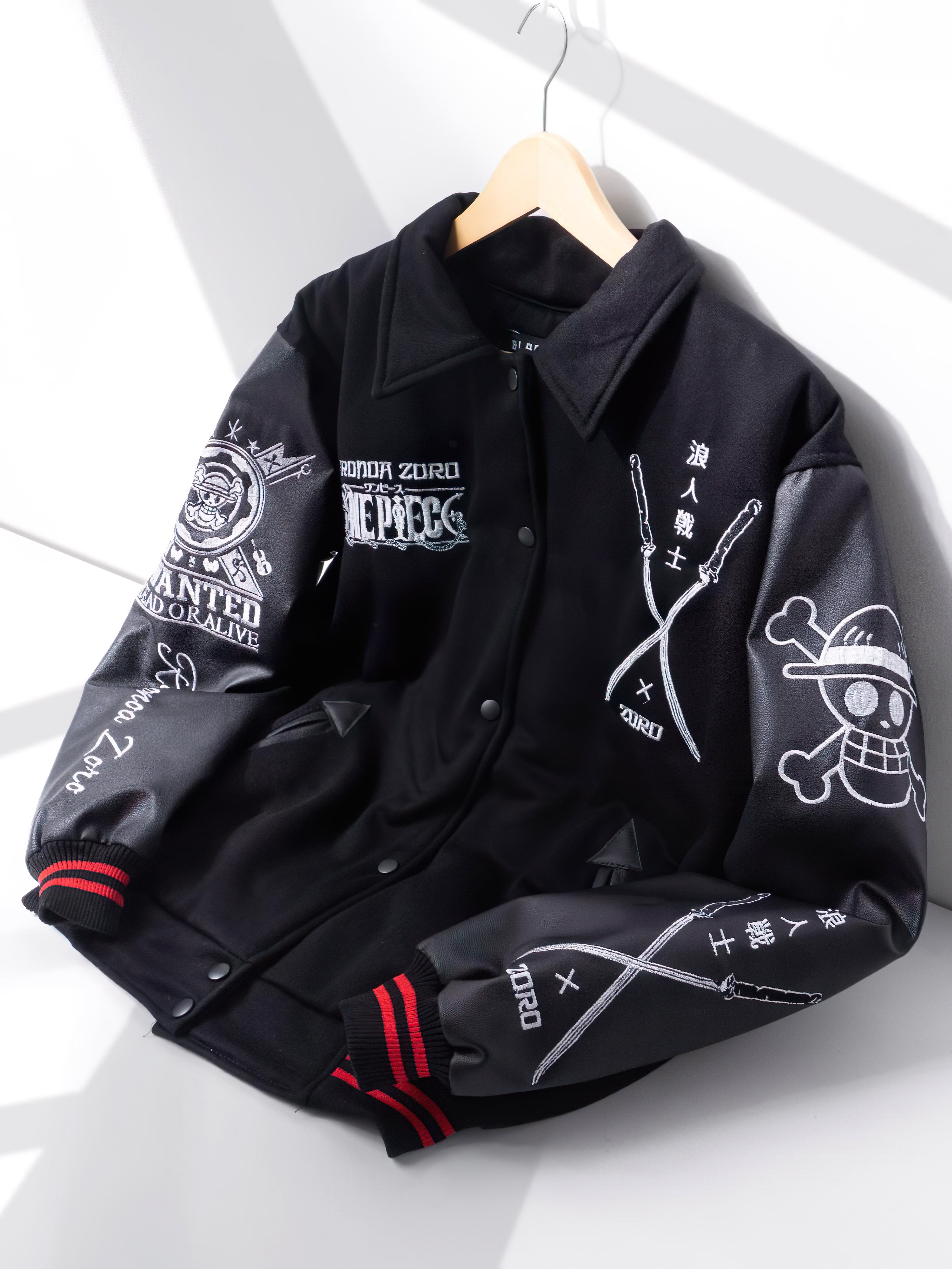 Zoro One Piece Varsity Jacket - Anime Streetwear | Zewearsy