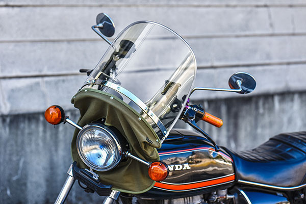 サンパチ風防/クリア | 旧車バイクカスタムパーツのゼットファーザー