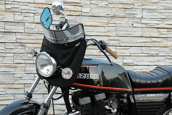 メッキ短風防/昭和布タレ | 旧車バイクカスタムパーツのゼット