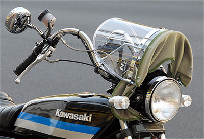 旭風防ショート風防/昭和布タレ | 旧車バイクカスタムパーツのゼット