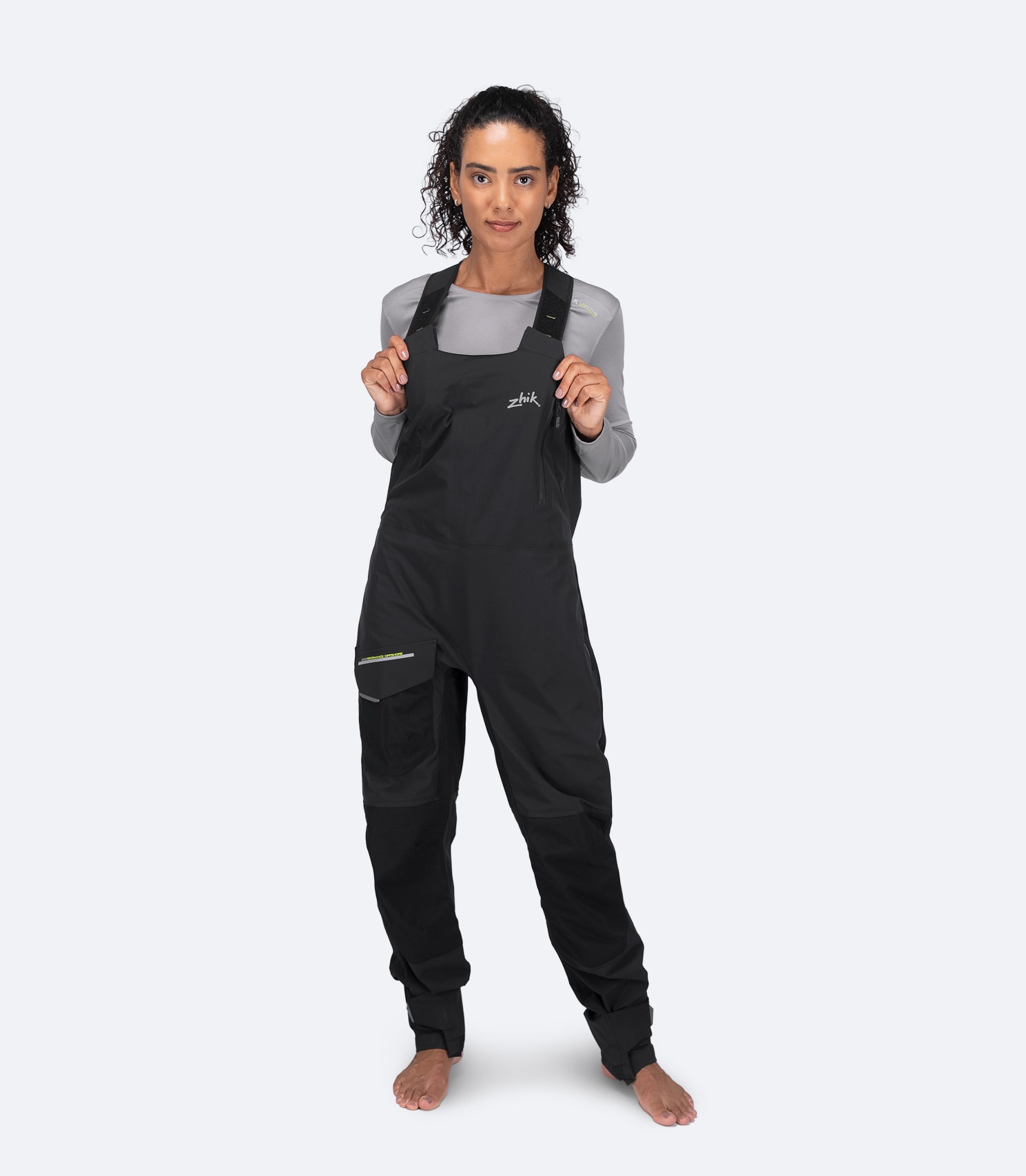 Womens OFS700 Offshore Sailing Salopette - Black | Zhik United States