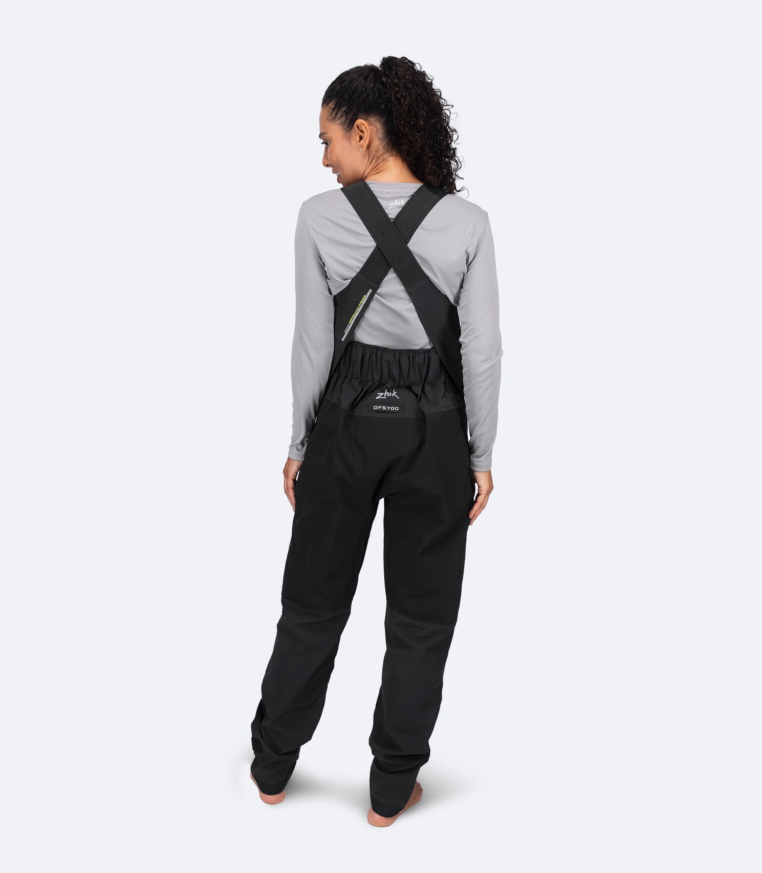 Womens OFS700 Offshore Sailing Salopette - Black | Zhik United States