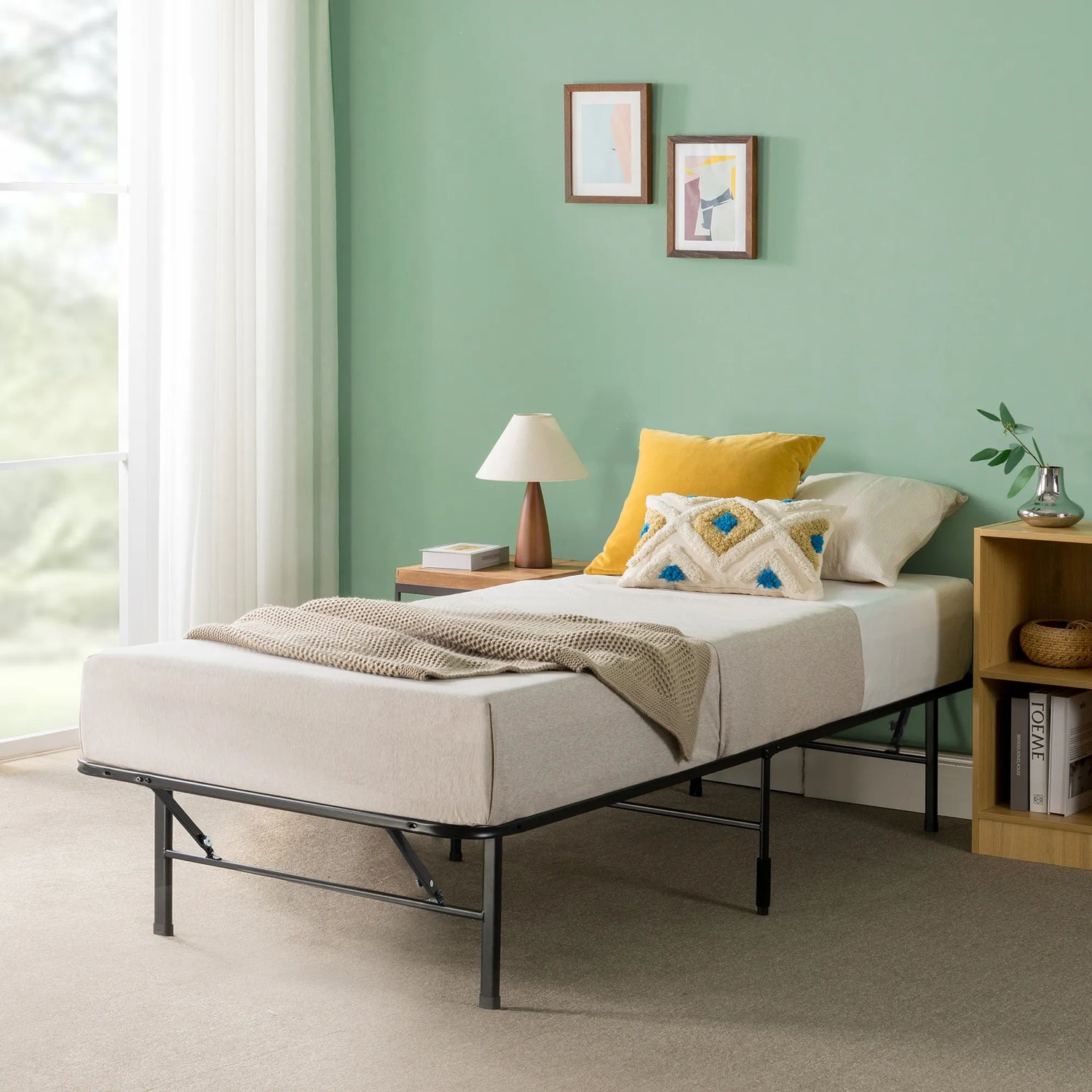 Zinus ベッドフレーム クイーン 【公式通販】