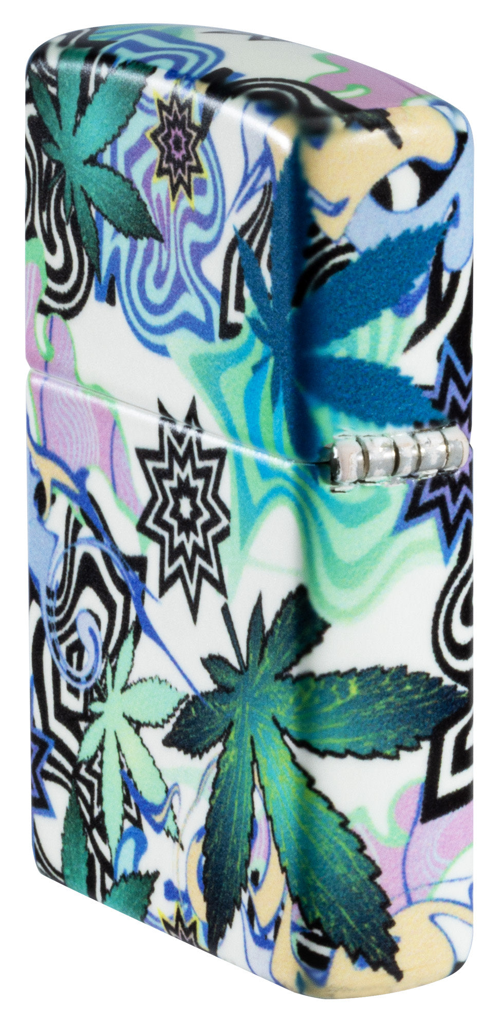 Zippo Abstract Cannabis Design Glow in the Dark Windproof Lighter