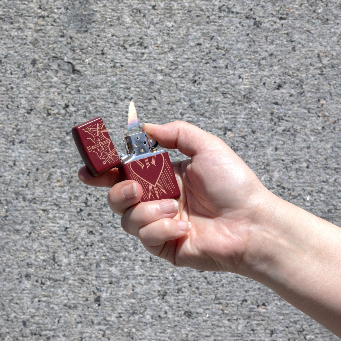 Zippo Three of Swords Design Merlot Windproof Lighter – Zippo USA