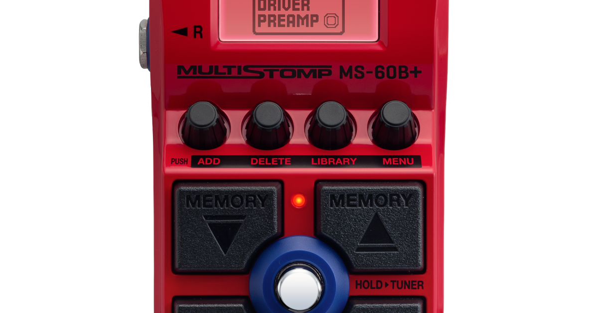 MS-60B+ MultiStomp for Bassists | Buy Now | ZOOM