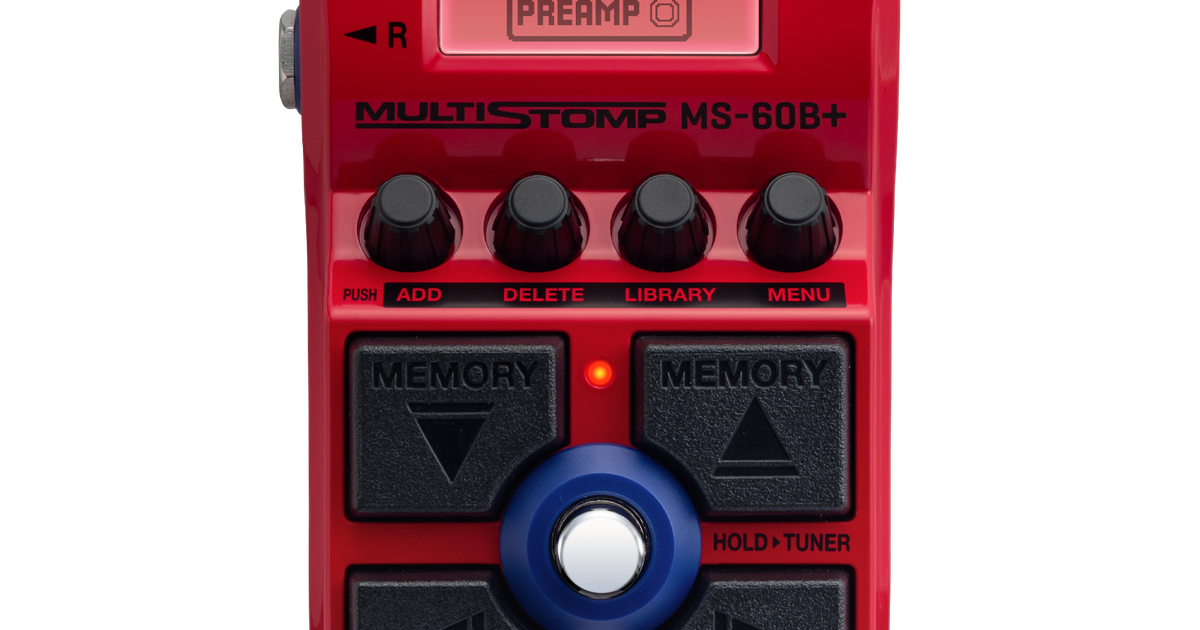 MS-60B+ MultiStomp for Bassists | Buy Now | ZOOM