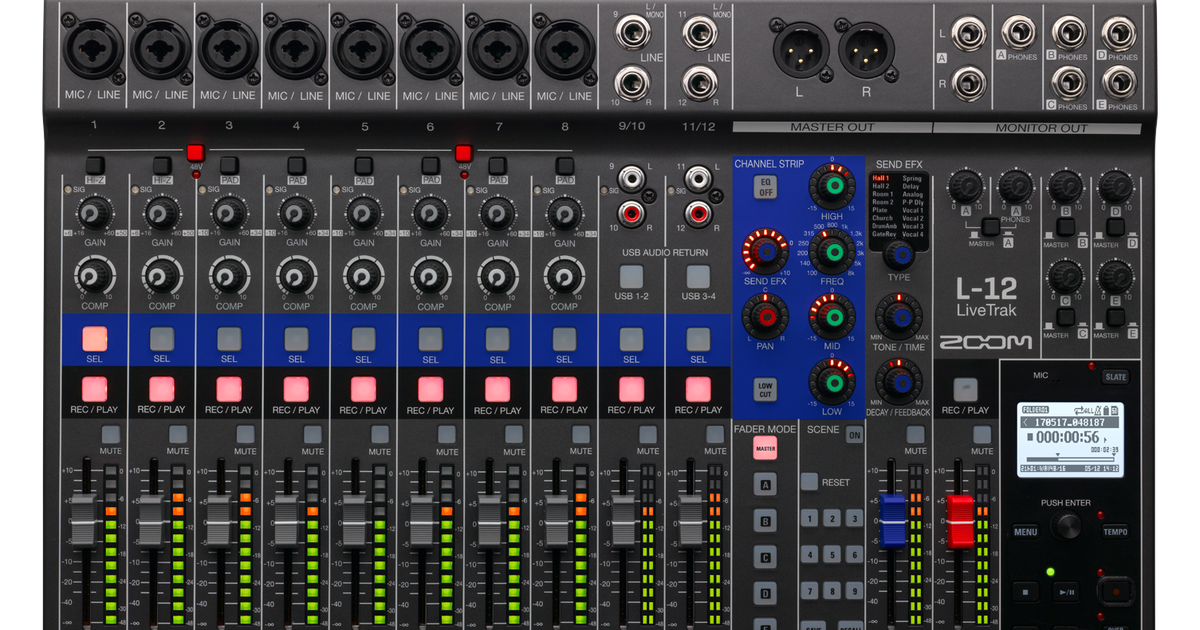 LiveTrak L-12 | ZOOM