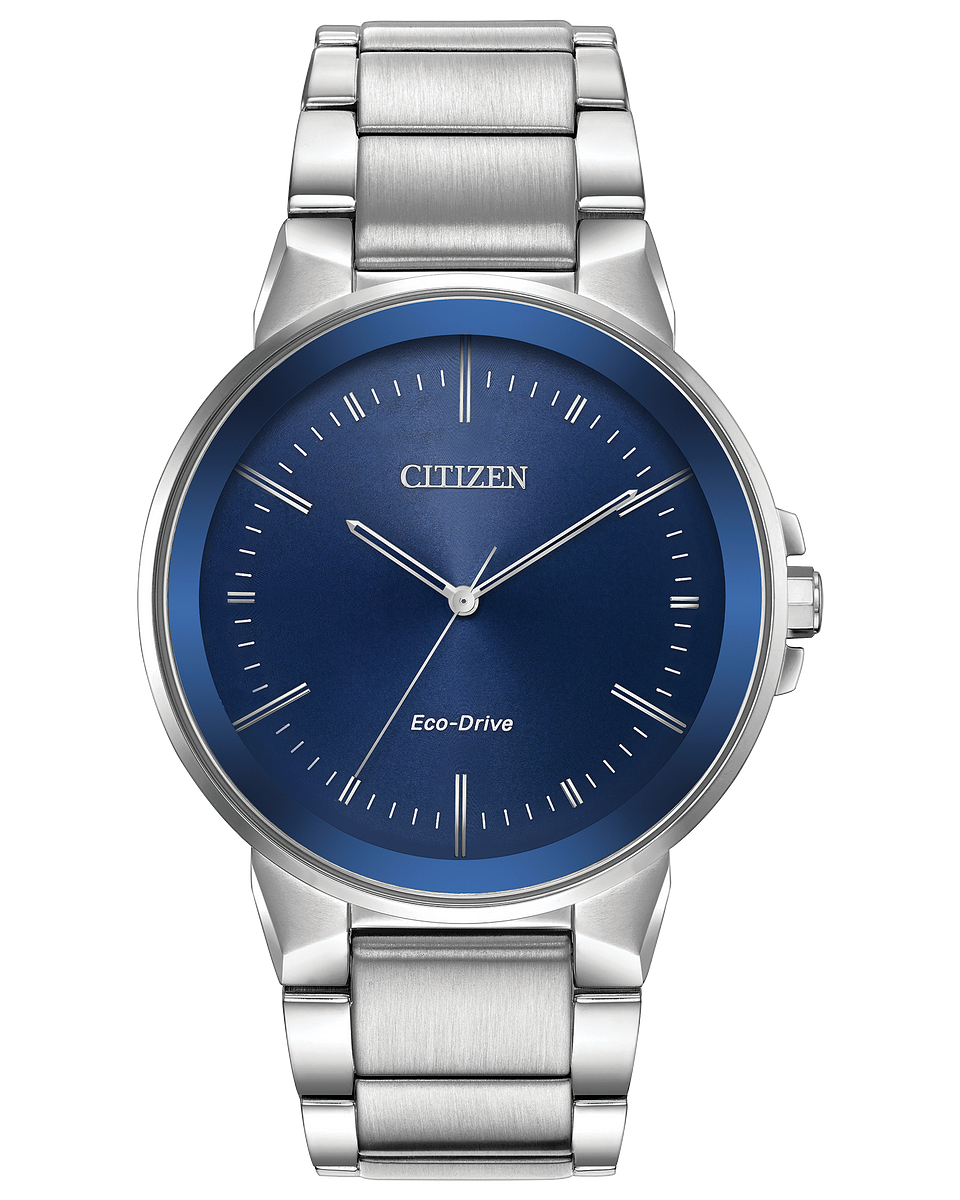 Citizen BJ6510-51L / Men's Classic Blue Face Eco-Drive Watch