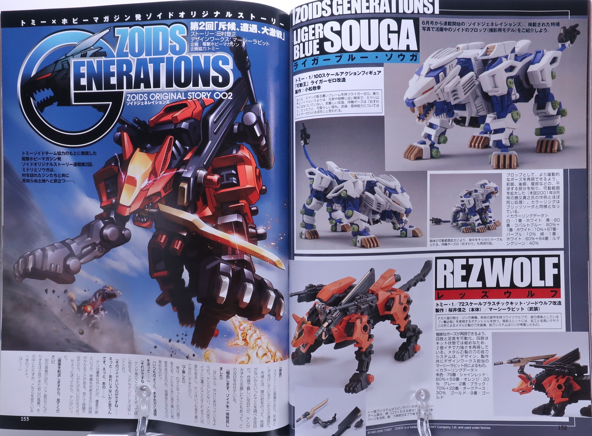 電撃ホビーマガジン2004年7月号 レビュー ゾイド総合ランド