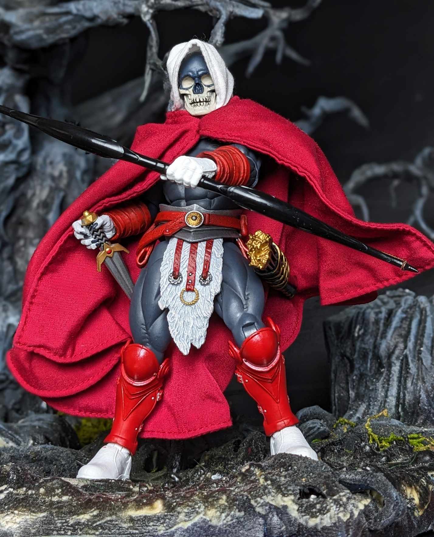 Four Horsemen Studios WARRIOR BEASTS ZOLOCON MIB SKULL MAN action