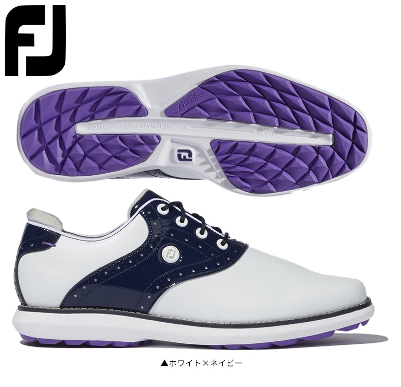 フットジョイ トラディションズ 97899 スパイクレス ゴルフシューズの
