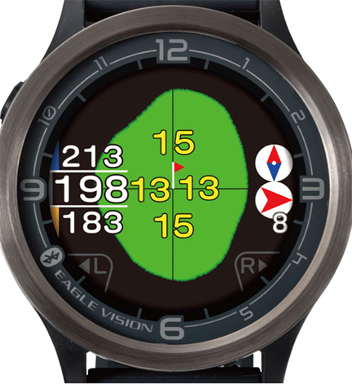 朝日ゴルフ イーグルビジョン エース プロ EV-337 腕時計型 GPSナビの