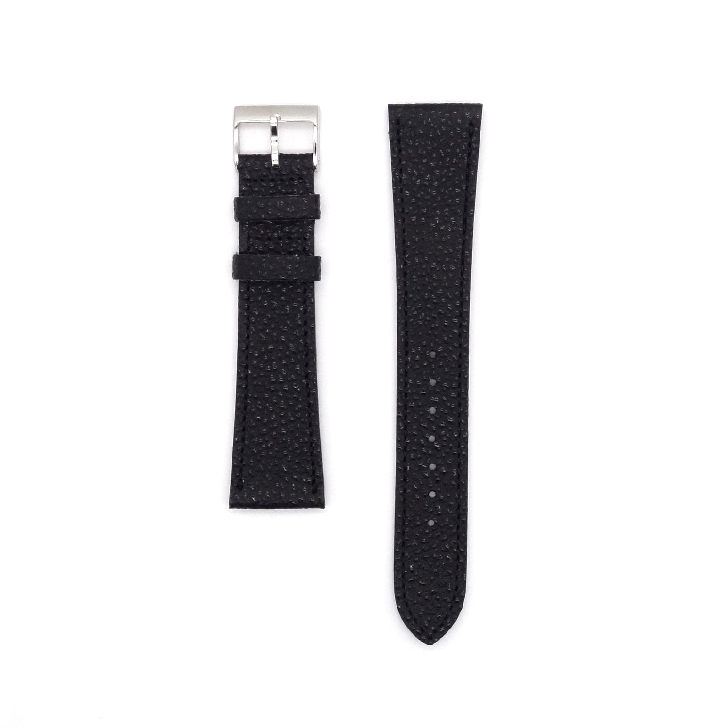 HIMEJI KUROZAN Japanese Cowhide LEATHER STRAP (Black) – Accurate Form