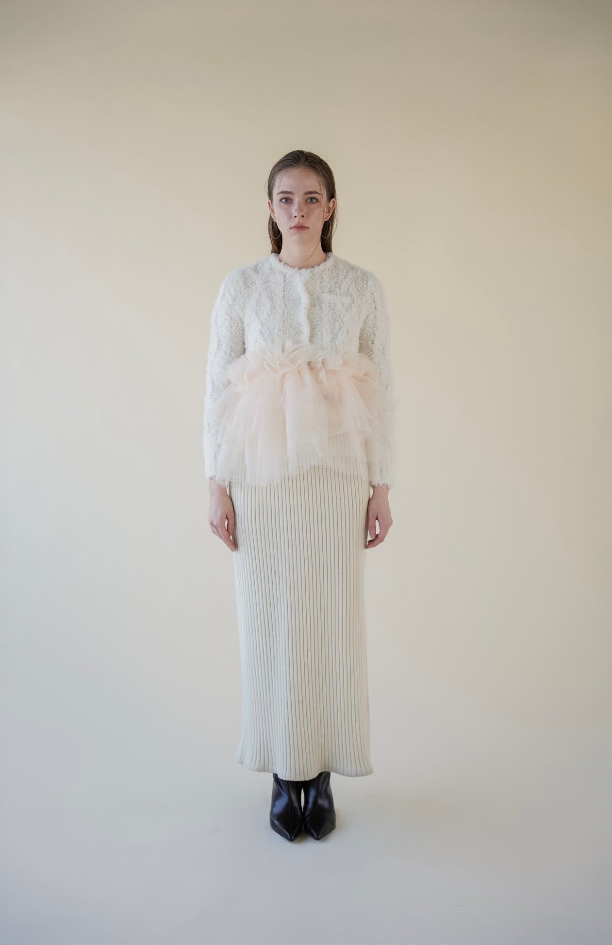 tulle peplum knit – Acka online store