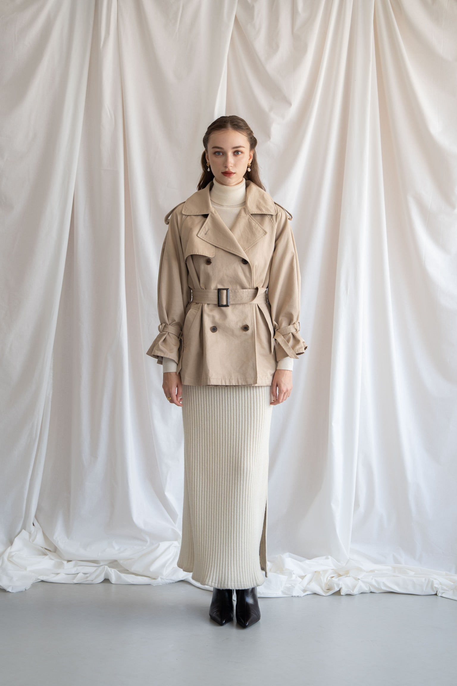 short trench coat – Acka online store