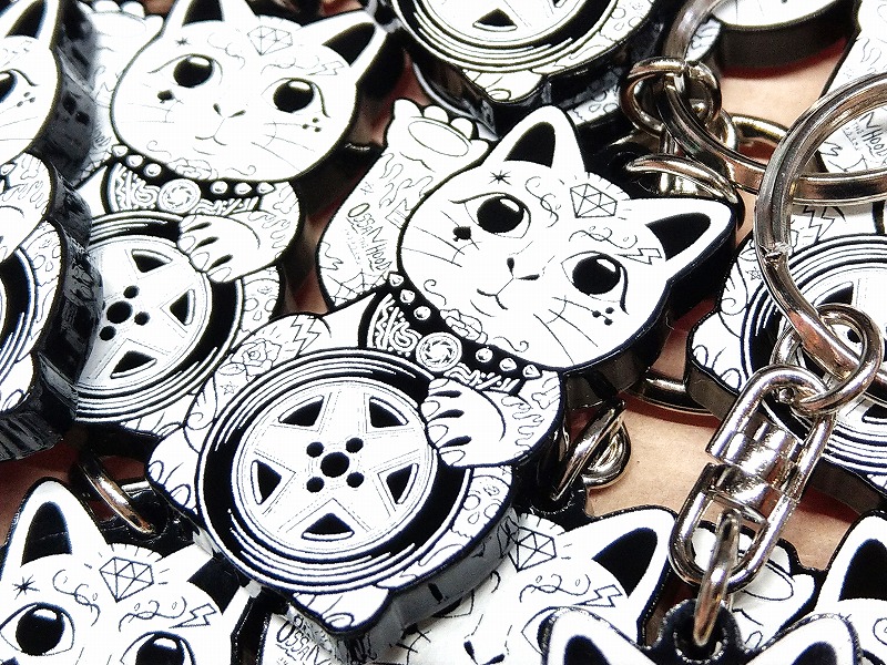 NICETY アクリルキーホルダー 招き猫 | アクリルキーホルダー製作