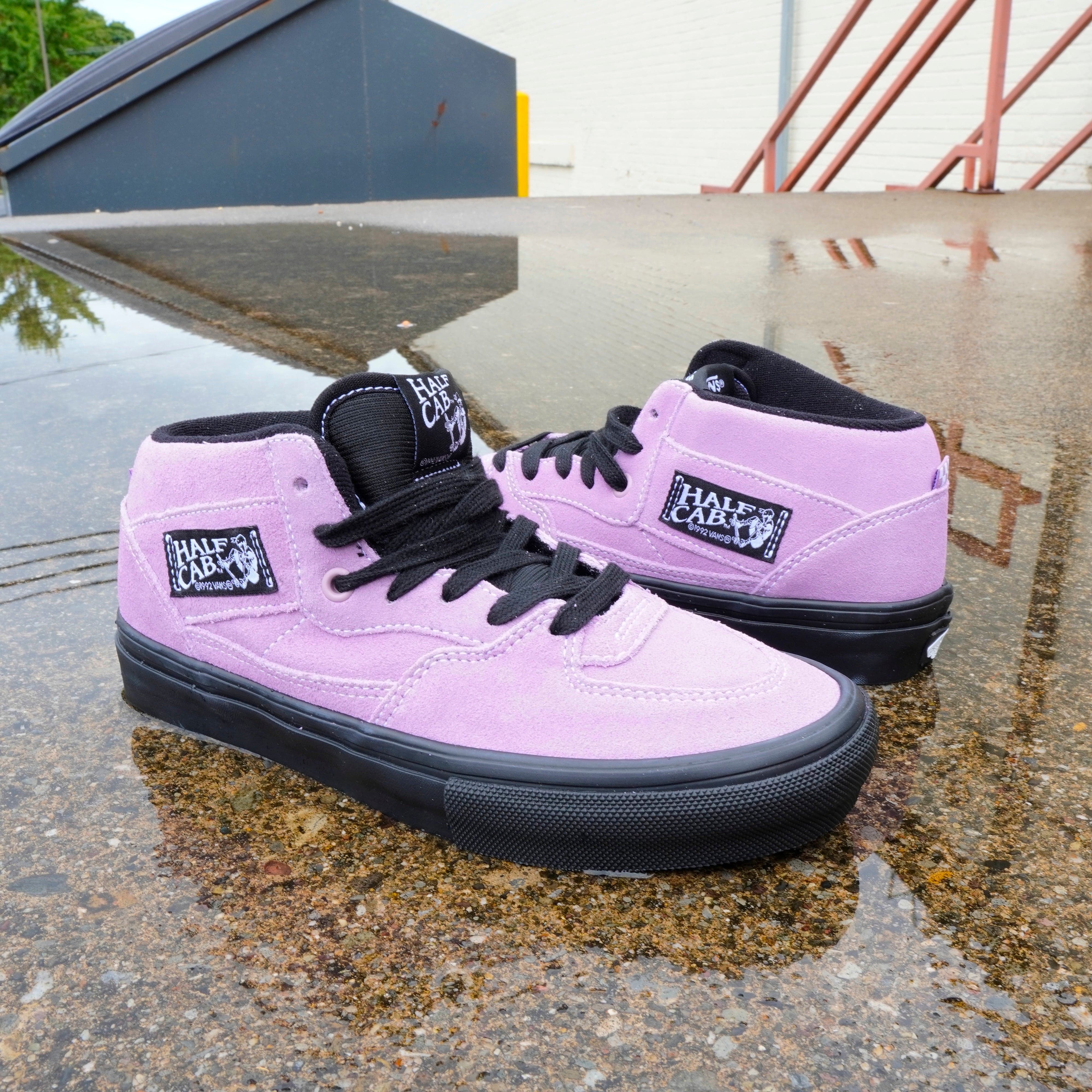VANS FOOTWEAR HALF CAB LAVENDER BLACK – Amateur Athlete Skate Shop