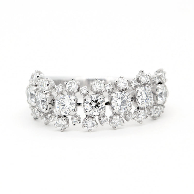 Half Eternity Diamond Ring ダイヤモンドリング （494A） – AbHeri