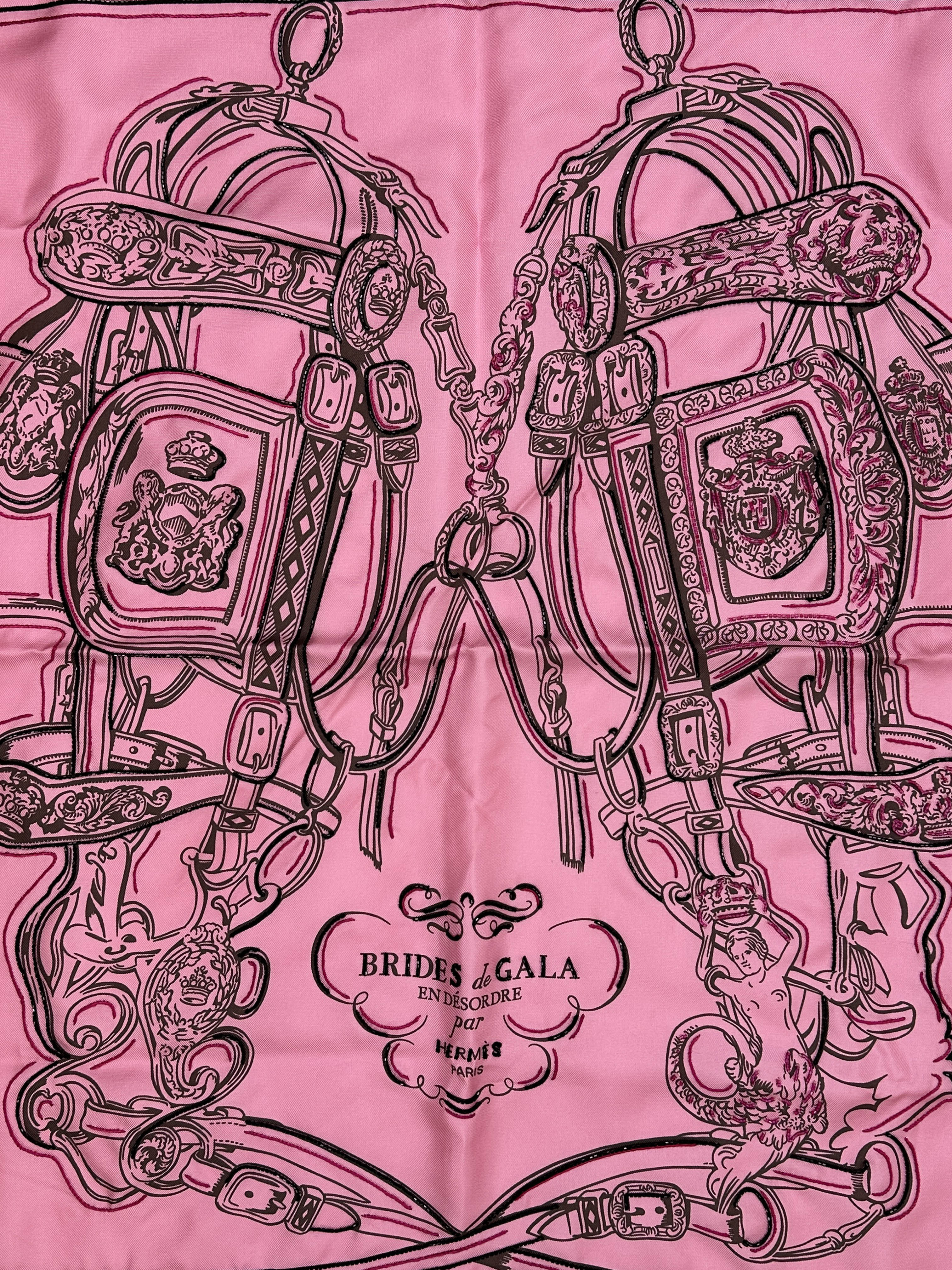Hermès Brides de Gala en Desordre Exceptional Beaded 70