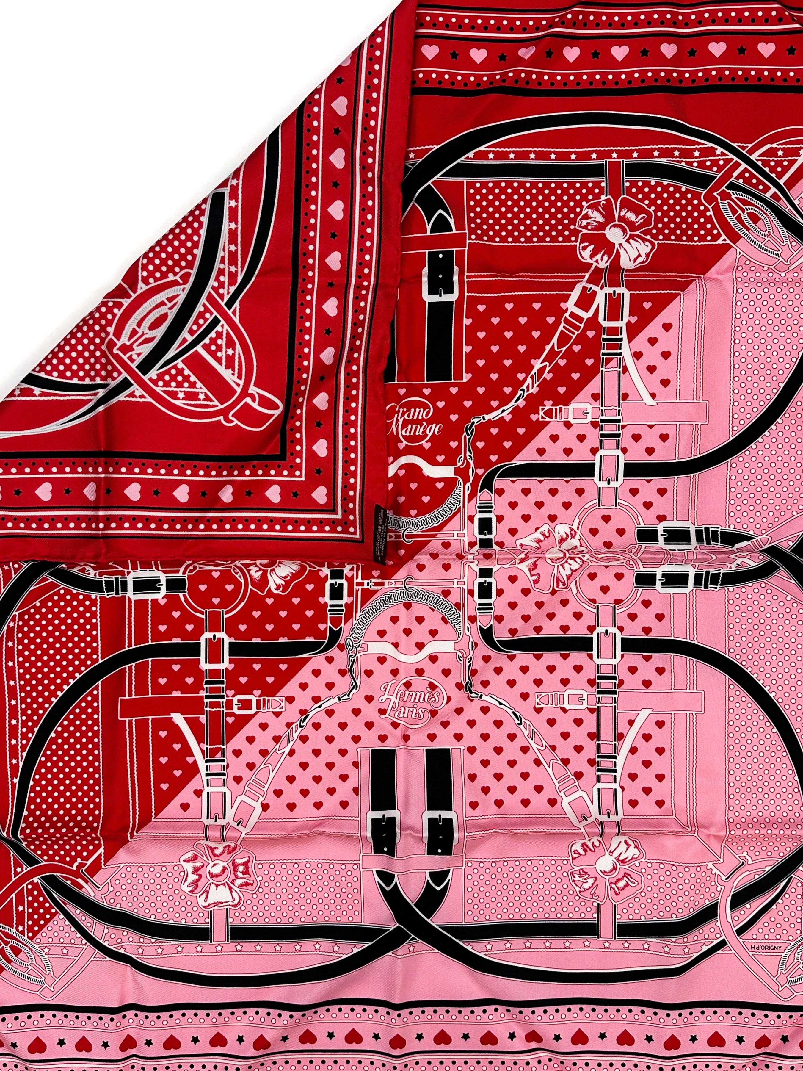 Hermès Le Grand Manège Bandana Love 70
