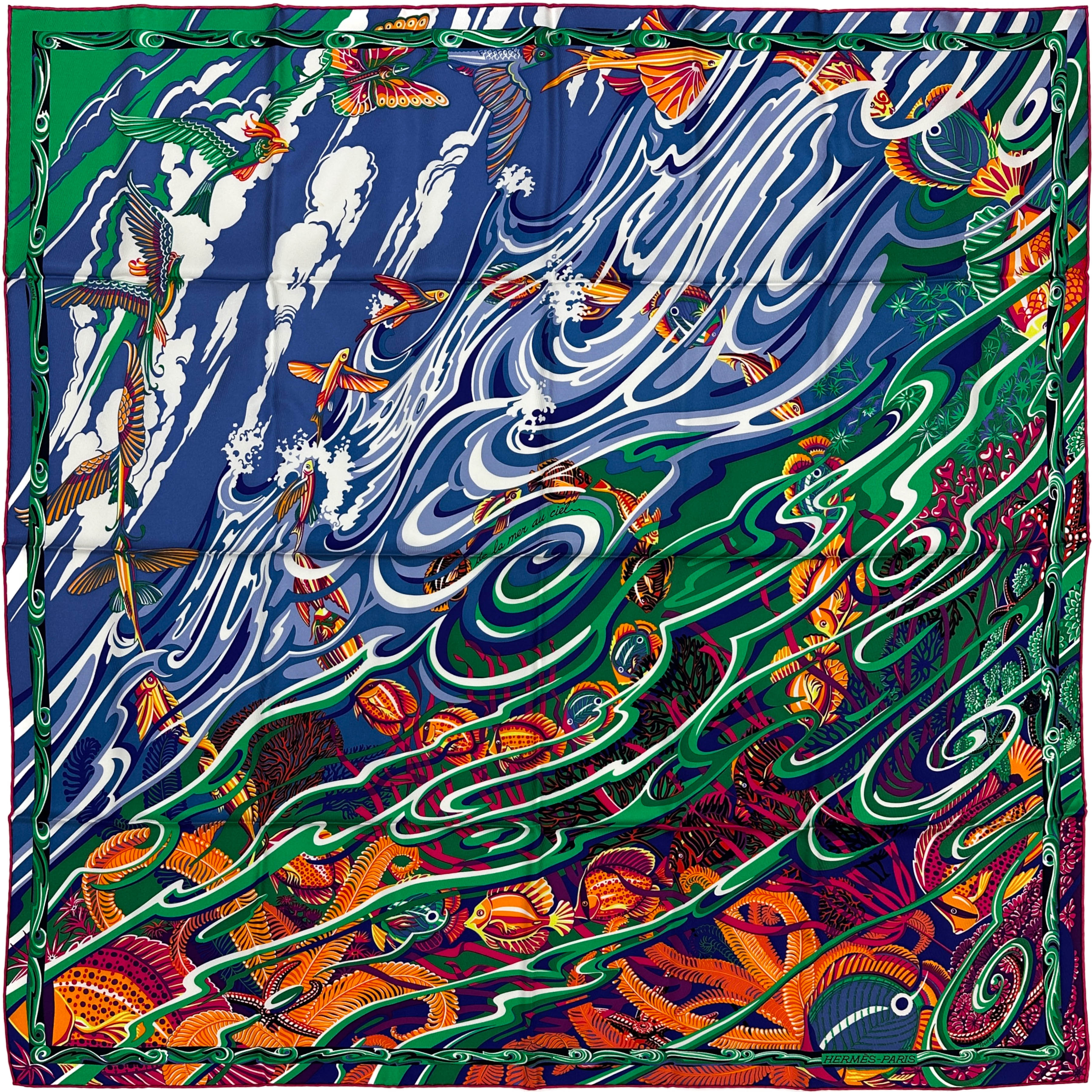 Hermès De La Mer Au Ciel 90